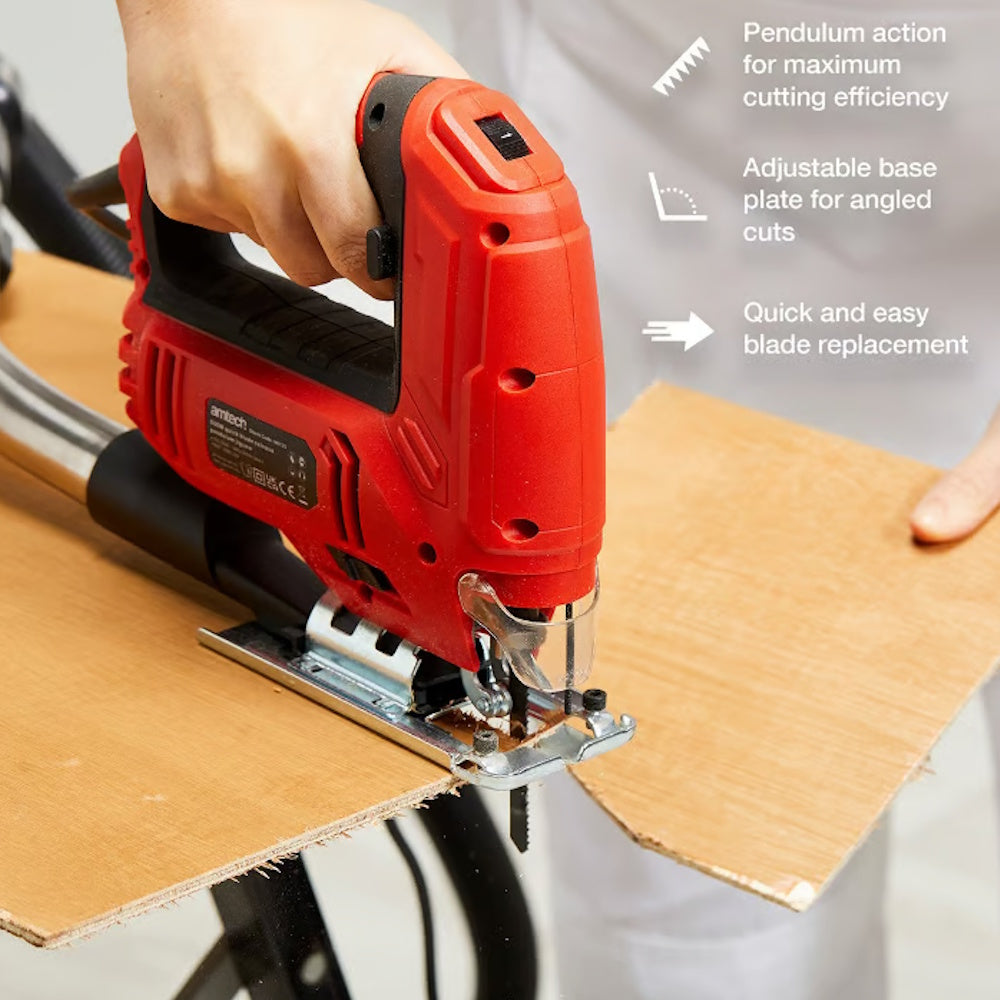 Amtech 230V 600W Pendulum Jigsaw - V6135 DIY Tools DK Tools Ltd Amtech Brand_Amtech CarlR Collections_Power Saws DIY Expert DIY Power Saws Power Tools Product Type_Power Saws Tools