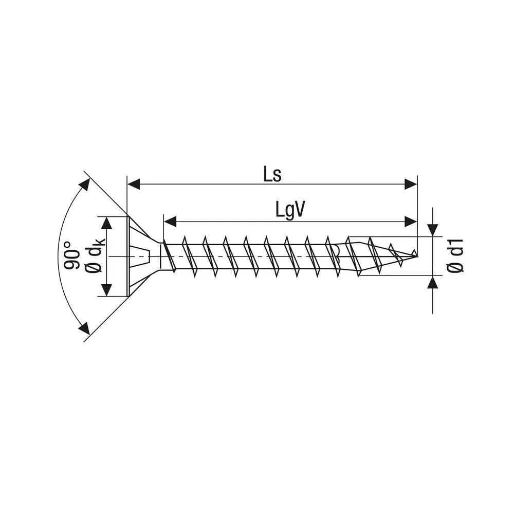 SPAX 5.0x60mm Pozi Yellow Screws - 1081020500603 Screws Spax UK Ltd (NMBS) CarlR Collections_Other Screws Collections_Woodscrews Other Screws Product Type_Screws Screws Screws & Nails spax Woodscrews