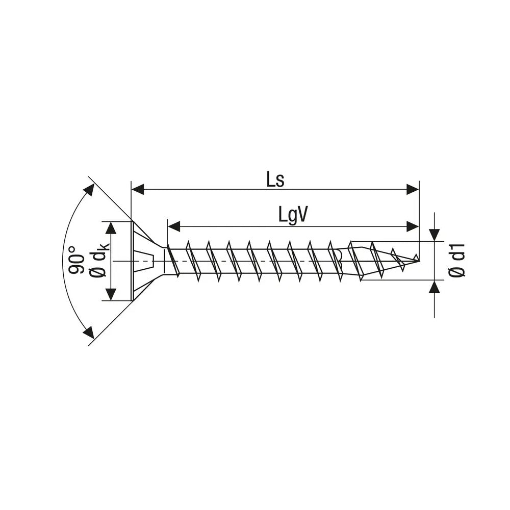SPAX 5.0x45mm Pozi Yellow Screws - 1081020500453 Screws Spax UK Ltd (NMBS) CarlR Collections_Other Screws Collections_Screws / Nails Collections_Woodscrews Other Screws Product Type_Screws Screws Screws & Nails spax Woodscrews