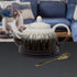 Lesser & Pavey Reactive Glaze Blue/Brown Tea Pot - LP74423 Teapots Lesser & Pavey Ltd Brand_Lesser and Pavey Cafetieres & Teapots etc. CarlR Coffee Teapots & Hob Kettles Collections_Coffee Teapots and Hob Kettles Dining & Tableware Kitchen & Dining Lesser & Pavey Product Type_Picnic Dining Product Type_Teapots Teapot