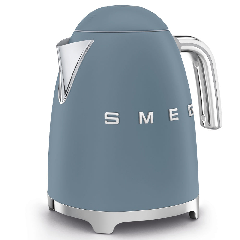 SMEG Jug Kettle Storm Blue Matte 1.7L 3kW (Part No. KLF03SBMUK)