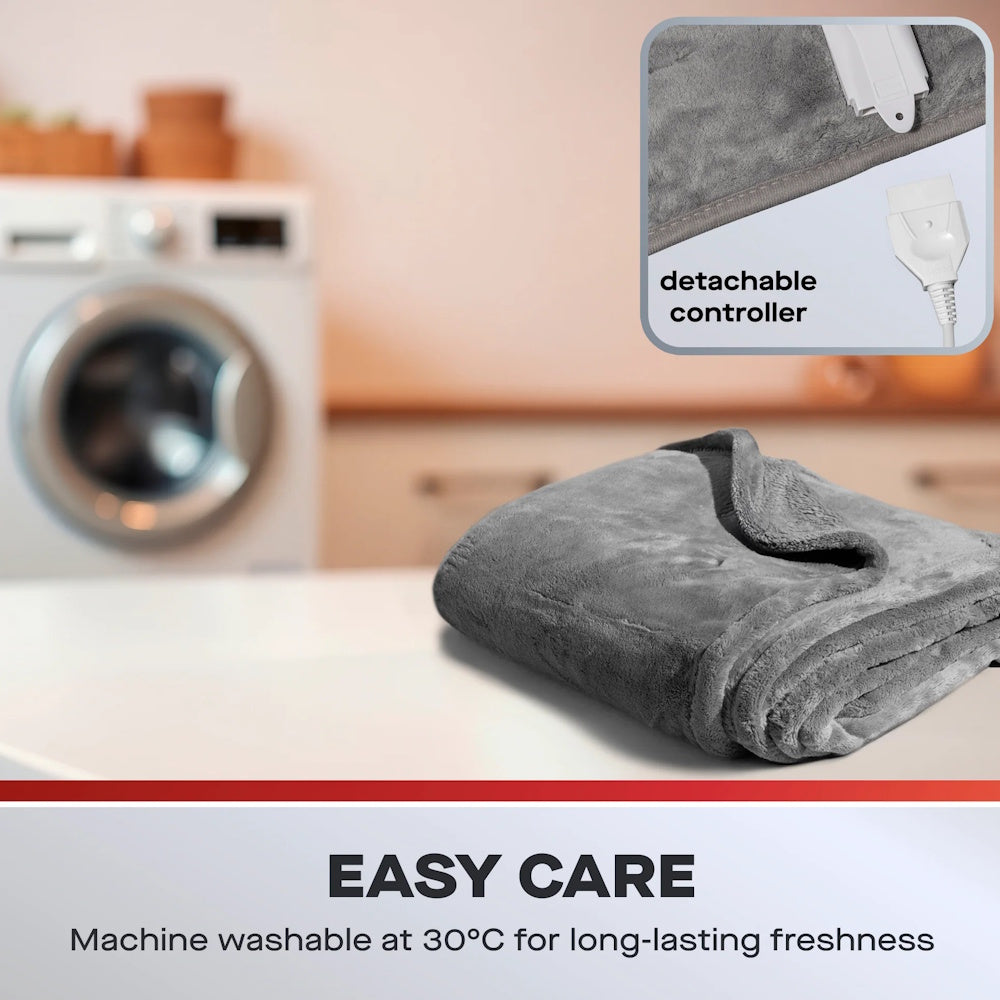 Daewoo Electric Heated Over Throw Blanket 160 x 120cm - HEA1914