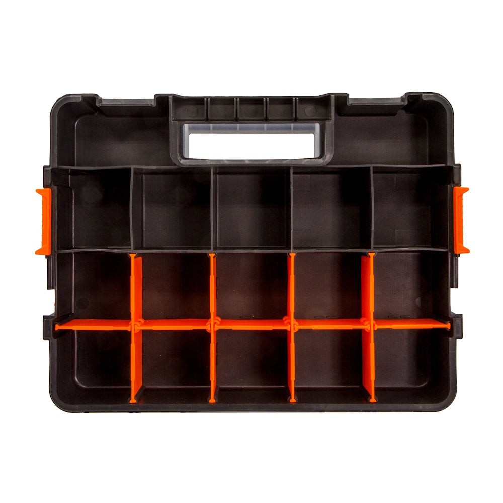 Rolson 2 Piece 335 x 260mm Stackable Organiser (Part No: 68953) Tool Boxes Rolson Tools Ltd Brand_Rolson CarlR Collections_Organisers / Cases Collections_Tool Boxes / Bags DIY Expert DIY Organisers & Cases Product Type_Organisers Product Type_Tool Boxes Rolson Tool Boxes & Bags