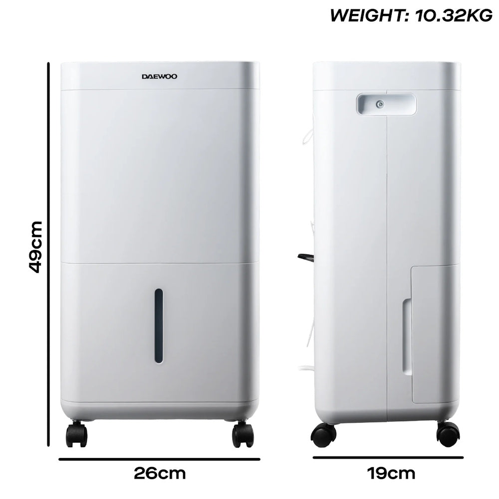 Daewoo Dehumidifier 12 Litre With Air Purifier – COL1670GE