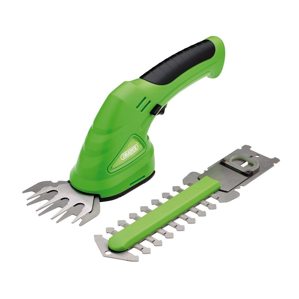 7.2V Cordless Grass and Hedge Shear Kit (4 Piece) - 22403 Hedge Trimmers Draper Tools Ltd (NMBS) Autumn Garden Brand_Draper CarlR Draper Garden Garden Tidying Garden Tools Garden Tools & Equipment Gardening Hand Tools Garden Hedge Trimmer Product Type_Hedge Trimmers
