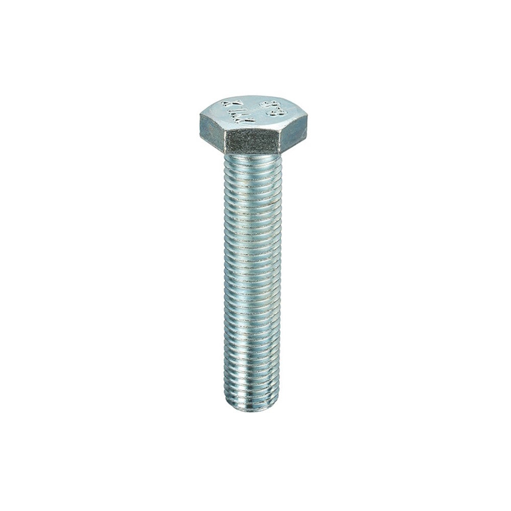 M6 x 80 Hex Zinc Plated Bolt (Set Screws) – Part No: OJ304373 bolt Olympic Fixing Products Ltd Bolt Brand_Olympic Fixings CarlR Collections_Hex Head Bolts Collections_Other Bolts DIY Expert DIY Hex Head Bolts Nuts Bolts & Washers Olympic Fixings Other Bolts
