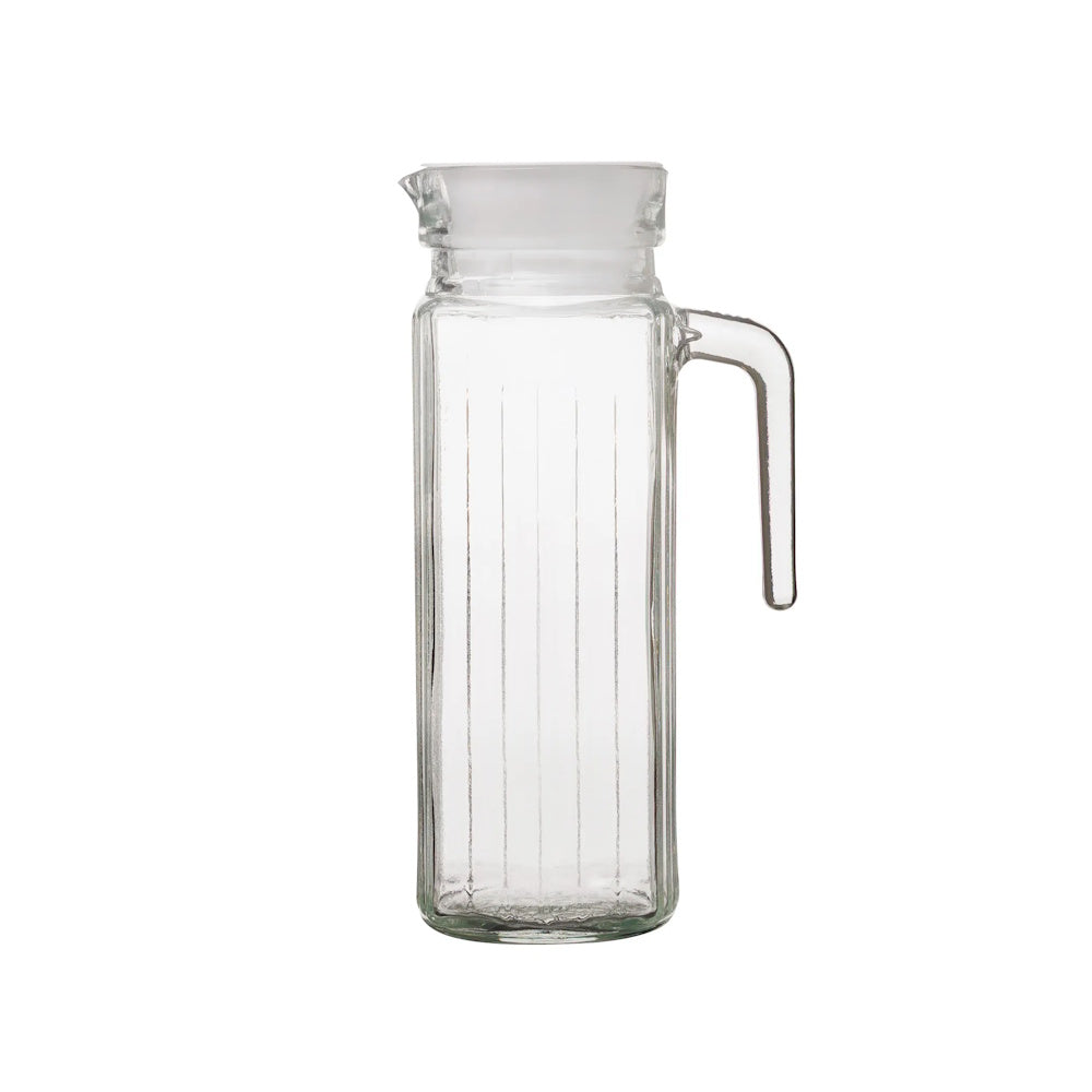 Essentials Fridge Jug with Lid 900ml - 0040.894 Jugs / Pitchers Rayware Ltd CarlR Dining & Tableware Glass Jug Jugs Kitchen Kitchen & Dining Product Type_Churns / Jugs Product Type_Jugs / Pitchers Product Type_Picnic Dining Rayware