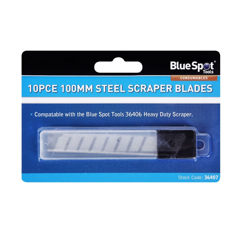Heavy Duty Scraper Blades 10 Pack (Part No: 36407)