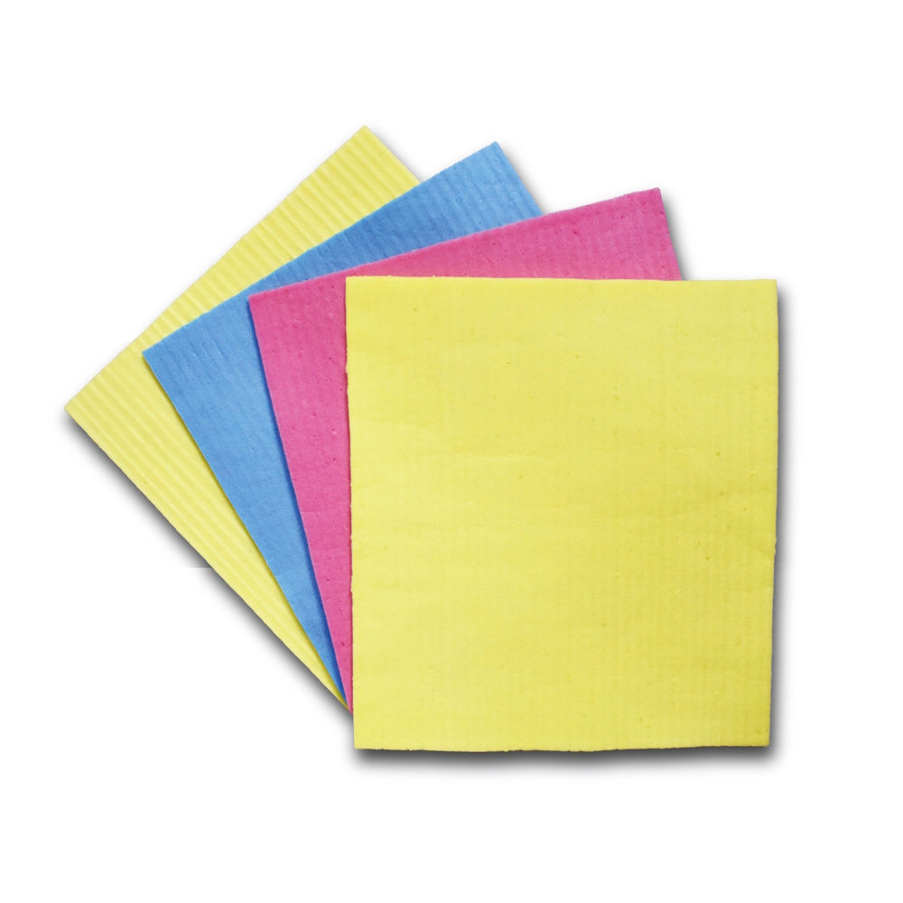 Fairy Cellulose Cloth – Pack of 4 - 518965 Dusters / Cloths Addis ADDIS Brand_Addis CarlR Cleaning Cleaning & Preparation Cleaning Cloth Cleaning Equipment Collections_Cleaning Equipment Google Product Household Cleaning Products Kitchen Cleaning Product Type_Bathroom Cleaning Product Type_Kitchen Cleaning wsl