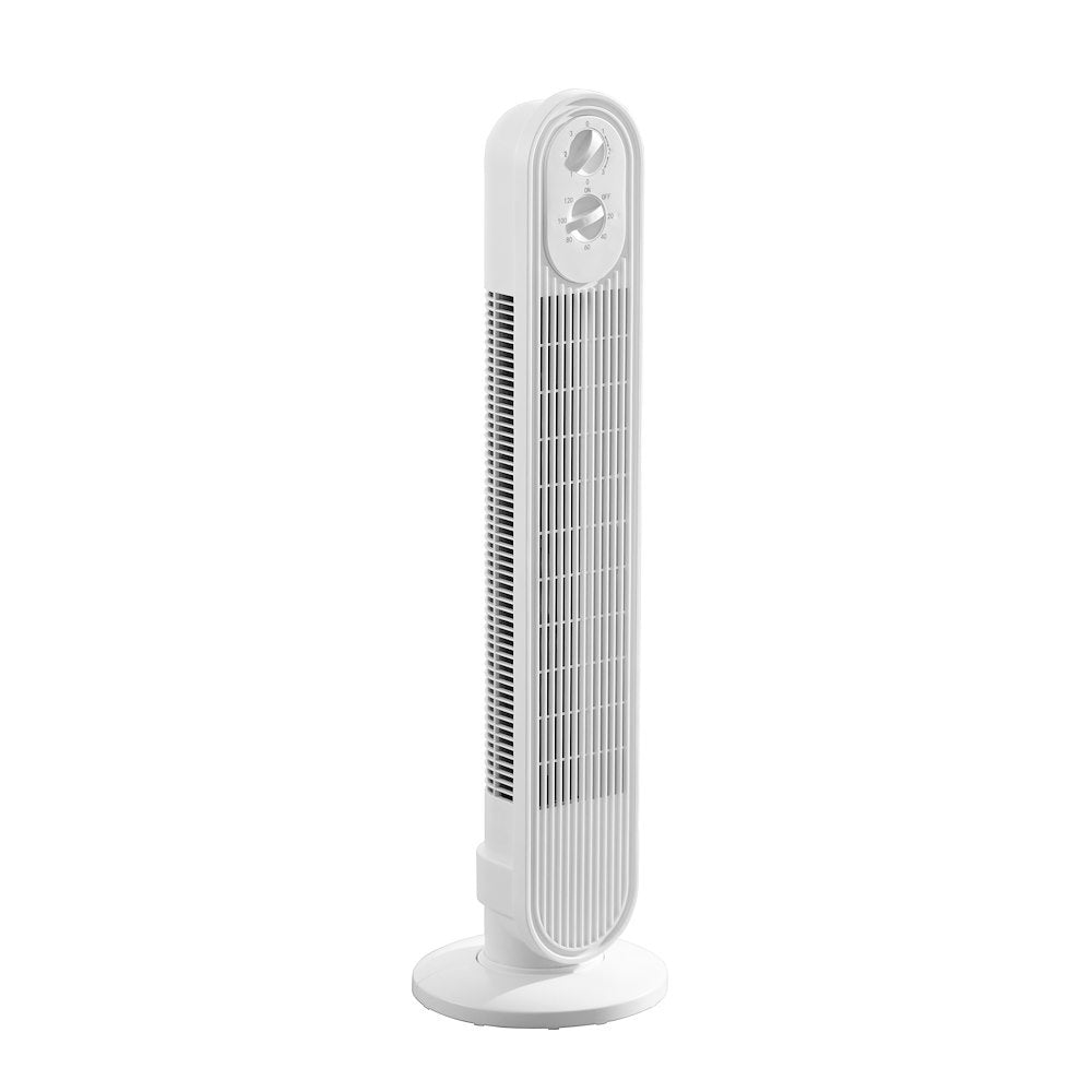Daewoo 30" Slimline Tower Fan – White (Part No: COL1602GE) Tower Fans Various Brand_Daewoo CarlR Collections_Fans / Air Cooling Daewoo Fans Fans & Air Cooling Google Product Heating / Cooling Product Type_Tower Fans summer