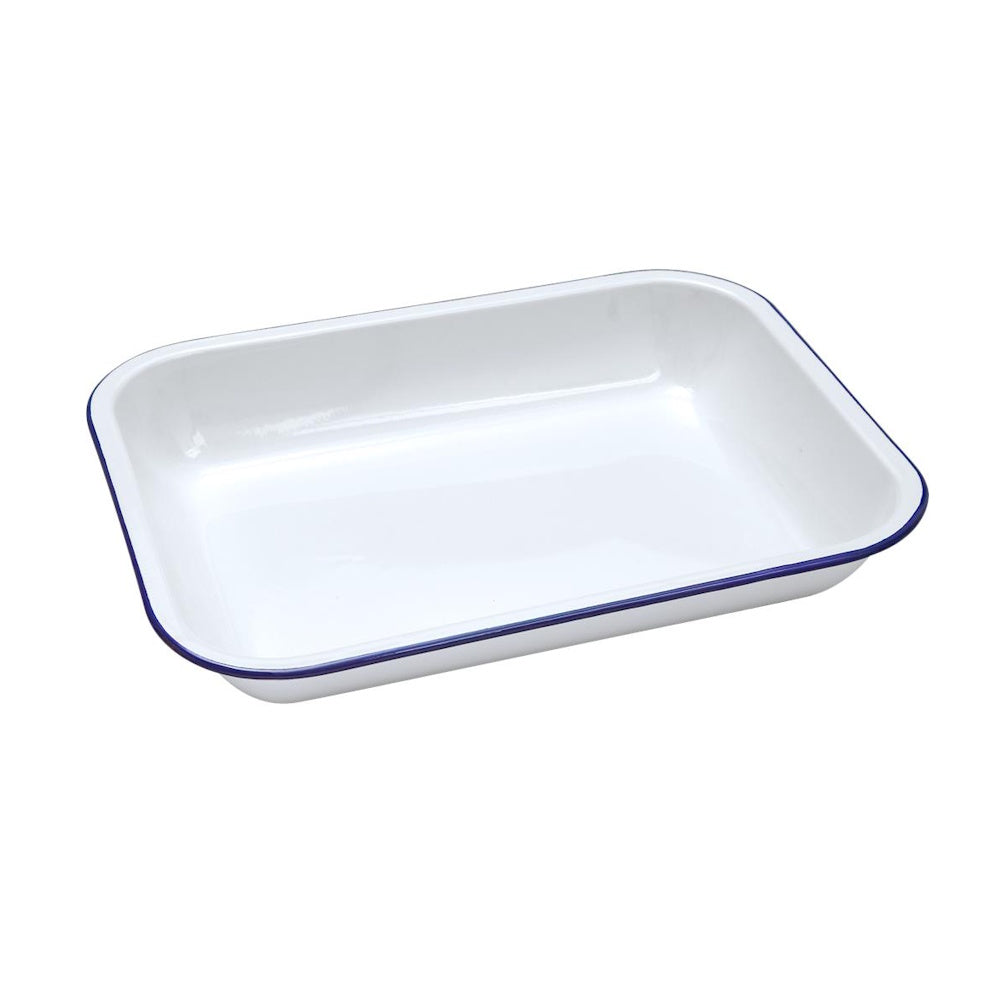 Falcon White Enamel Roasting Pan 28cm (Part No. 1961727)
