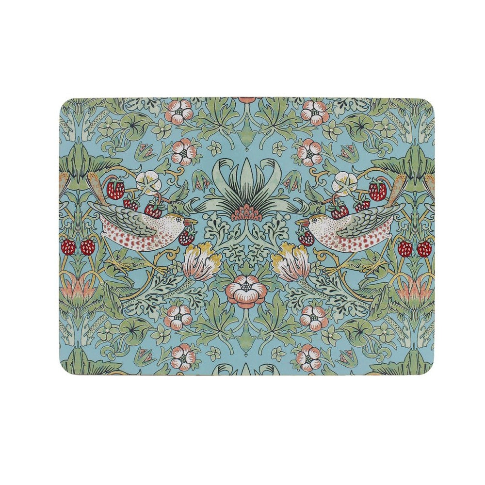 William Morris Strawberry Thief Placemats Set of 4 - LP96645 Place mats Lesser & Pavey Ltd Brand_Lesser and Pavey CarlR Collections_Tableware Dining & Tableware Kitchen & Dining Lesser & Pavey Product Type_Picnic Dining Product Type_Sundry Tableware Sundry Tableware Tableware
