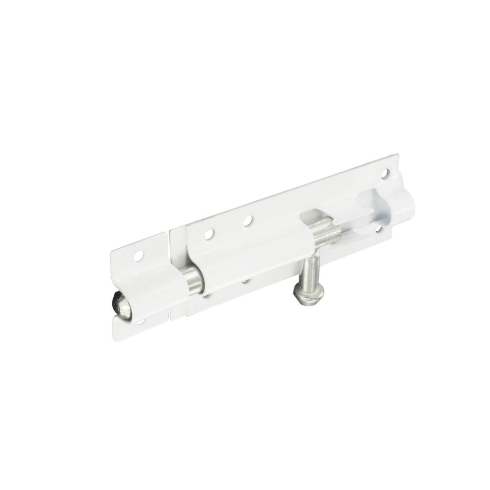 Securit Tower Bolt White 150mm - B1599 Door/Gate Bolt Stax Trade Centres Ltd (BIRA) Bolt CarlR Collections_Door Locks / Bolts Collections_Other Bolts door bolts Door Locks & Bolts Other Bolts Product Type_Door Bolts Product Type_Garage Door Bolts