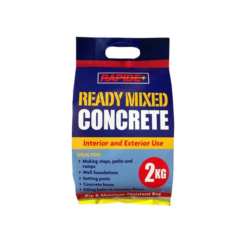 Rapide Ready Mixed Concrete 2kg - 2089 Fillers Rapide Products CarlR Collections_Fillers / Sealants DIY Expert DIY Filler Fillers & Sealants Product Type_Fillers Rapide