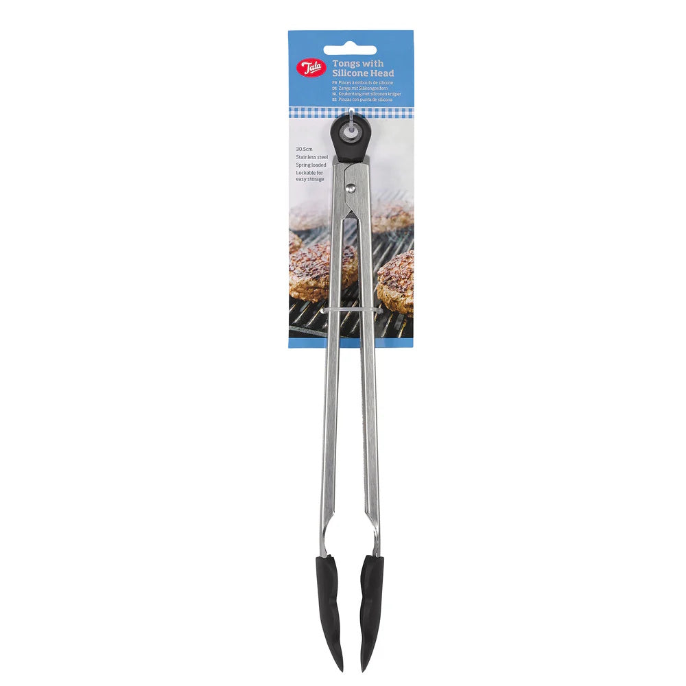 Tala Stainless Steel Tongs 30.5cm - 10A11330 Tongs Dayes Ltd (AIS) Brand_Tala CarlR Collections_Tongs Kitchen Kitchen Tools & Utensils Kitchenware Product Type_Tongs Tala Tongs