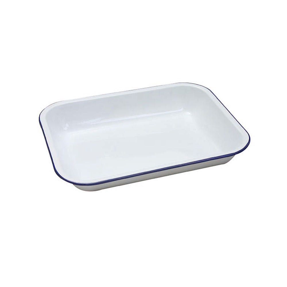 Falcon White Enamel Roasting Pan 31cm (Part No. 1961727)