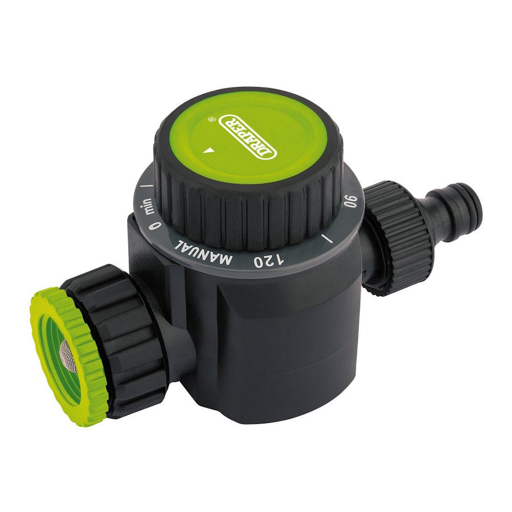 Draper Water Timer - 36748 Hose Fittings Draper Tools Ltd (NMBS) Brand_Draper CarlR Collections_Hoses / Watering Draper Garden Hoses HOSE Hoses & Watering Product Type_Hose Fittings