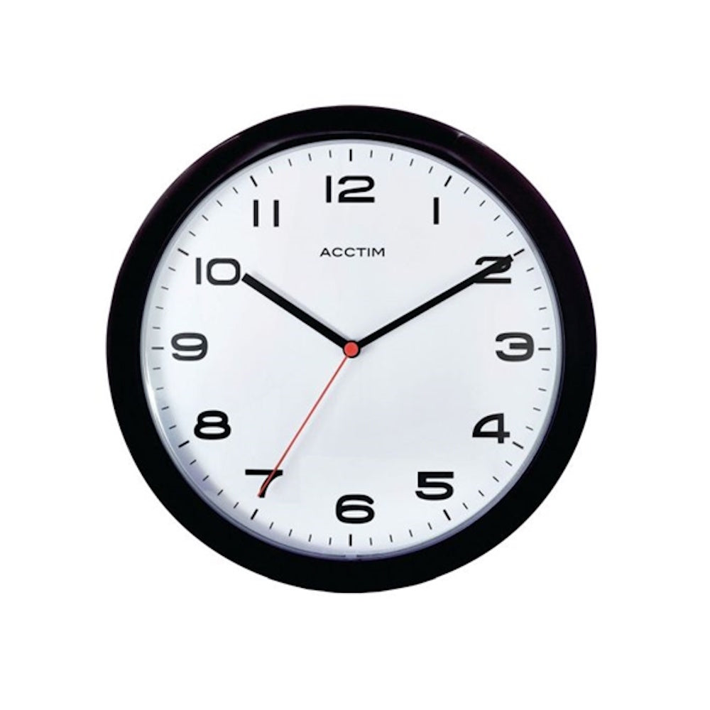 Aylesbury Wall Clock Black (Part No: 792715) Clocks Stax Trade Centres Ltd (BIRA) Acctim Brand_Acctim CarlR Clocks Home Home and Gifts Home Interiors Home/Garden Product Type_Wall Clocks Wall Clocks
