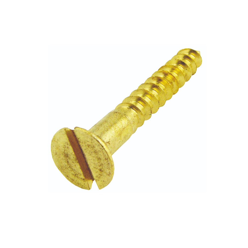 4 x 3/4in Brass Countersunk Wood Screws (Part No: 145-325-070) Screws Olympic Fixing Products Ltd Brand_Olympic Fixings CarlR Collections_Other Screws Collections_Screws / Nails Collections_Woodscrews Olympic Fixings Other Screws Product Type_Screws Screwdrivers & Hex Keys Screws Screws & Nails Woodscrews