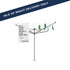 Brabantia Lift-O-Matic Rotary Line – 4 Arm 50m - 310942 Rotary Clothes Lines W Hurst & Son (IW) Ltd Brand_Brabantia Clothes Lines Collections_Laundry free delivery iowonly Laundry Not Google Product Type_Rotary Clothes Lines Restricted Rotary Clothes Lines