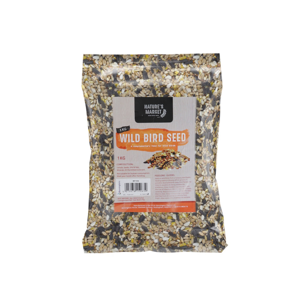Natures Market Wild Bird Seed 1kg (Part No: BF10S)