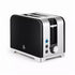 Swan Solace 2 Slice Toaster – Black - ST19031BLK 2 Slice Toasters R K Wholesale Ltd (AIS) Brand_Swan CarlR Collections_Toasters Kitchen Kitchen & Dining Kitchen Appliances Product Type_2 Slice Toasters Swan Toaster Toaster2 slice Toasters
