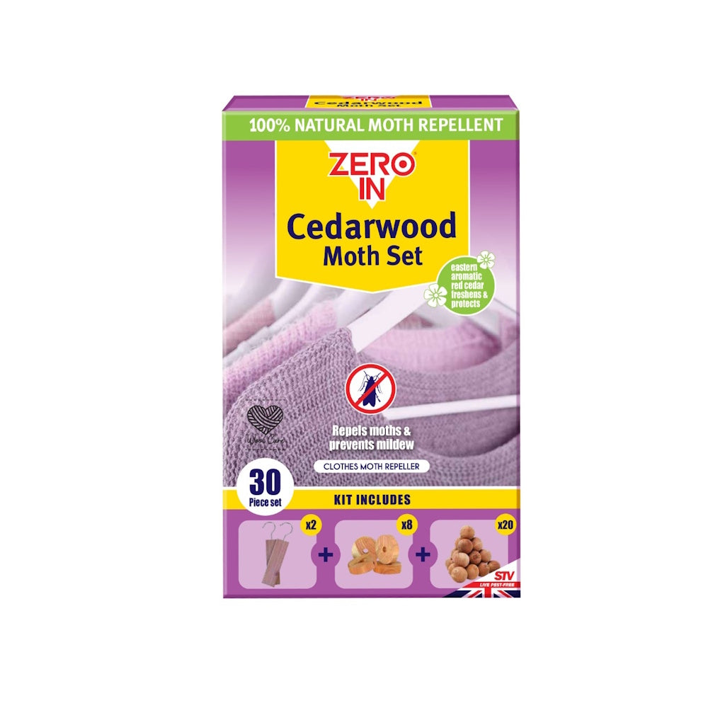 STV Zero In Cedarwood Moth Set – 30 Piece Kit (Part No. 842732)