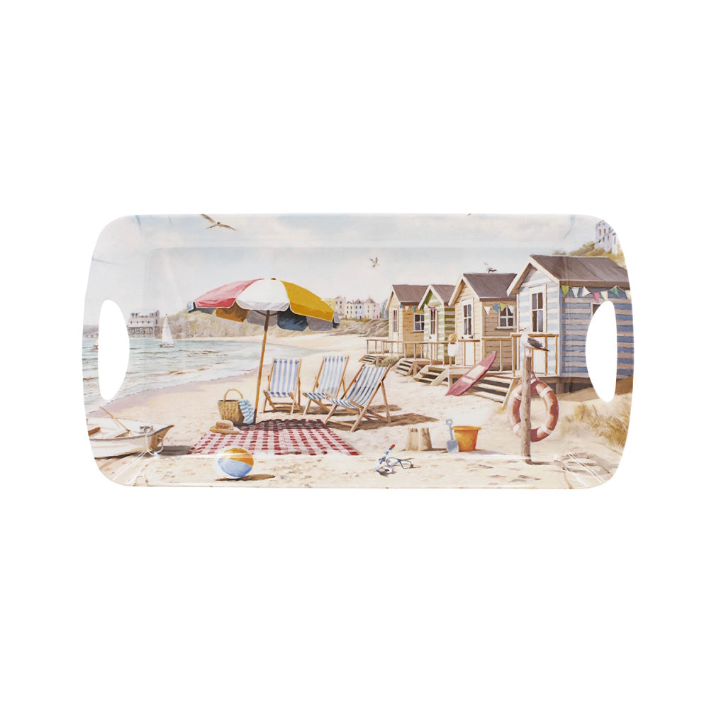 Lesser & Pavey Sandy Beach Tray Medium 40cm - LP96868 Trays Lesser & Pavey Ltd Brand_Lesser and Pavey CarlR Collections_Trays Tablemats and Coasters Dining & Tableware Kitchen & Dining Laptray Lesser & Pavey Product Type_Picnic Dining Product Type_Trays Tray Trays Trays Tablemats & Coasters