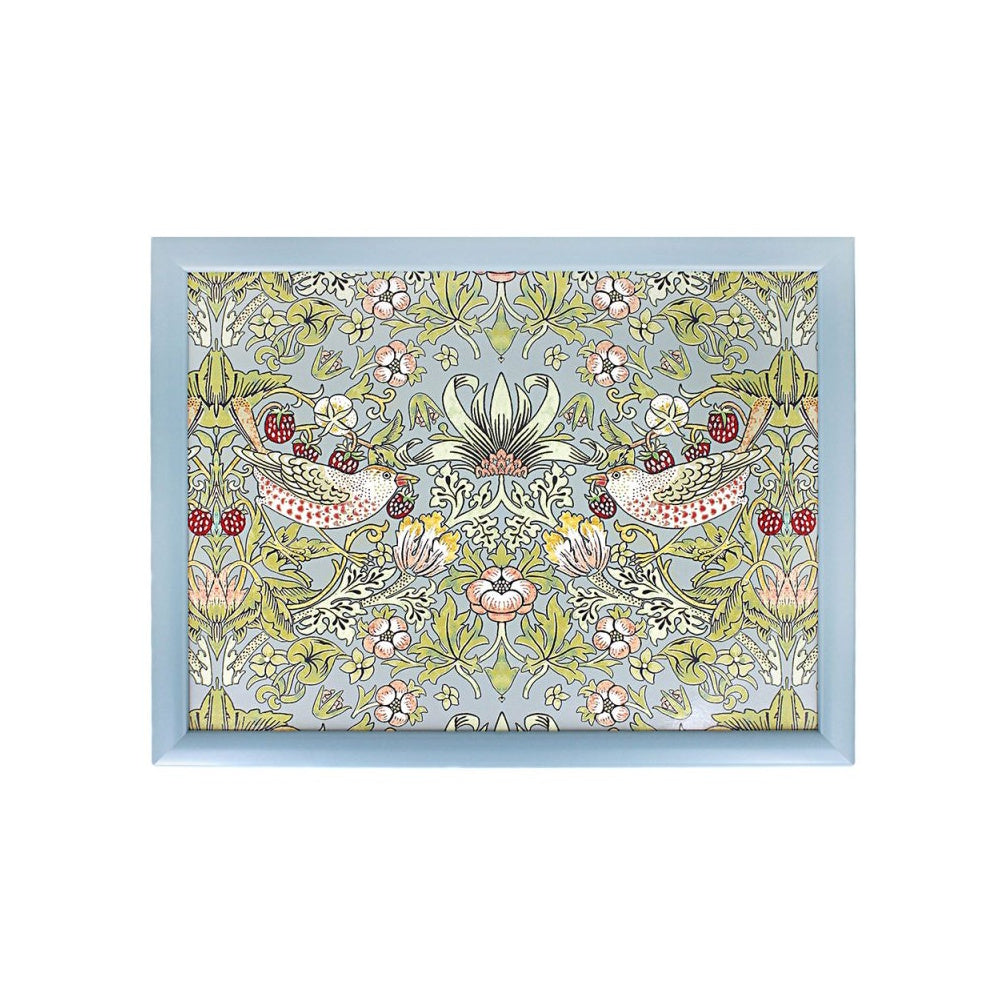William Morris Strawberry Thief Lap Tray - LP96651 laptray Lesser & Pavey Ltd Brand_Lesser and Pavey CarlR Collections_Trays Tablemats and Coasters Dining & Tableware Kitchen & Dining Laptray Lesser & Pavey Product Type_Picnic Dining Product Type_Trays Tray Trays Trays Tablemats & Coasters