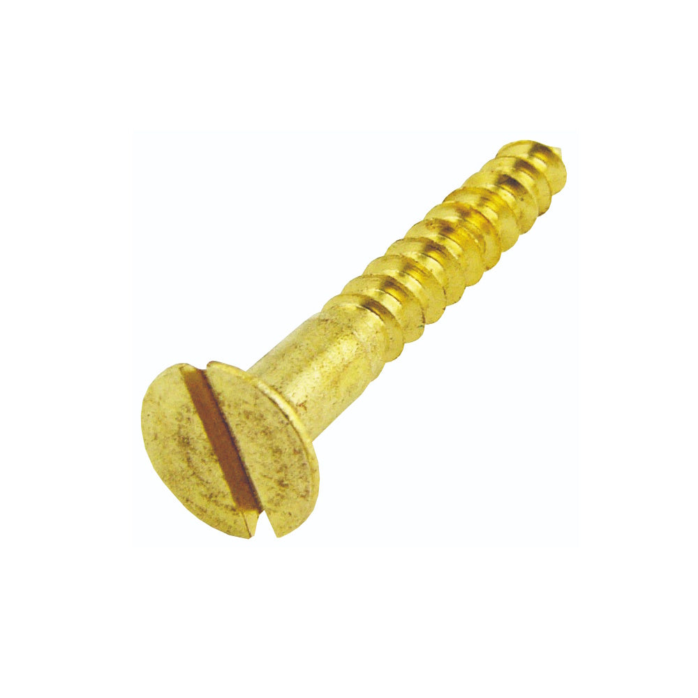 10 x 3in Brass Countersunk Wood Screws (Part No: 145-325-260) Screws Olympic Fixing Products Ltd Brand_Olympic Fixings CarlR Collections_Other Screws Collections_Screws / Nails Collections_Woodscrews DIY Expert DIY Olympic Fixings Other Screws Product Type_Screws Screws Screws & Nails Woodscrews