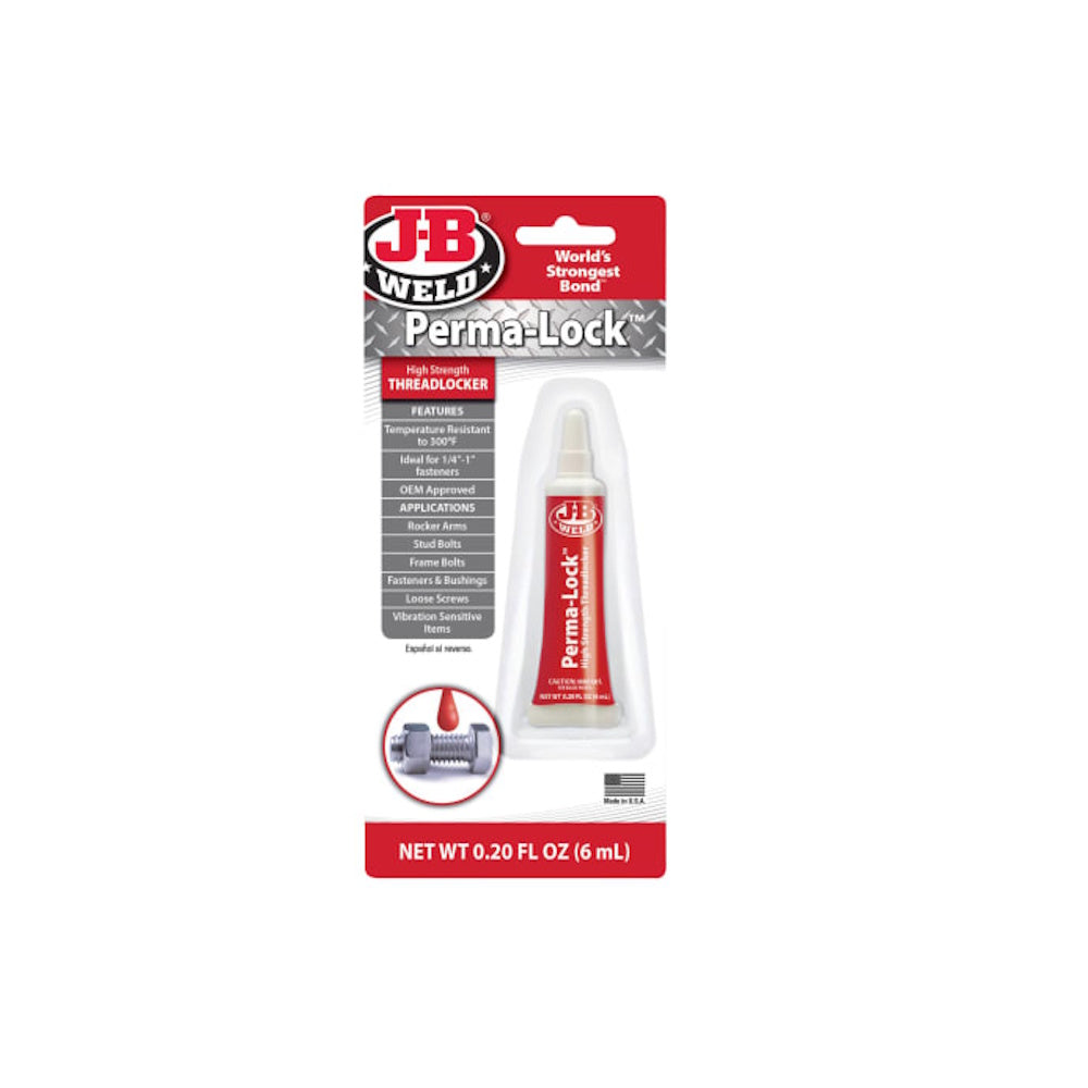 Perma-Lock Red High Strength Threadlocker 6ml (Part No: JBW27106UK)