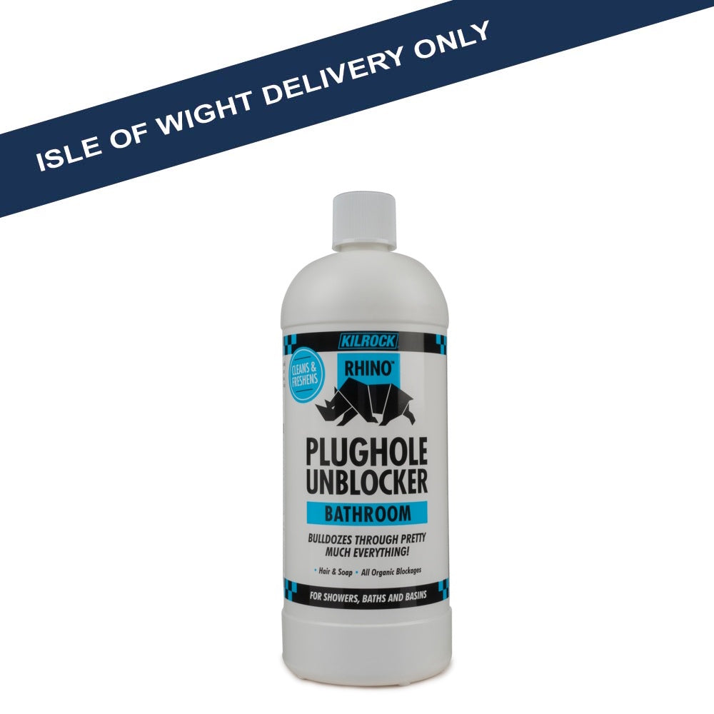 ** Rhino Bathroom Drain Unblocker 1 Litre (Part No: 5649) Drain Unblocking t/a Wilsons Brand_Kilrock CarlR Cleaning Cleaning Consumables Collections_Cleaning Consumables Household Cleaning Products iowonly Kilrock Product Type_Bathroom Cleaning Product Type_Drain Unblocking Product Type_Kitchen Cleaning wsl