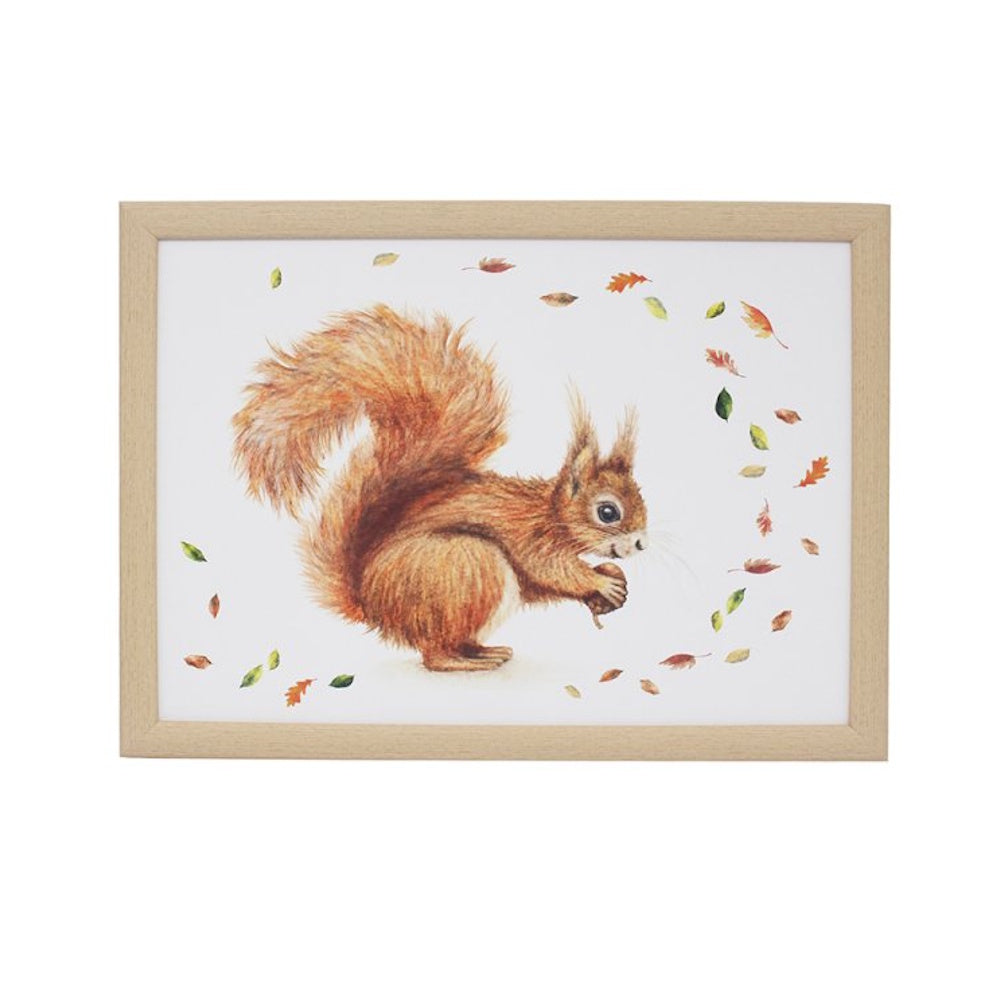 Wildlife Squirrel Laptray (Part No. LP90563) laptray Lesser & Pavey Ltd Brand_Lesser and Pavey CarlR Collections_Trays Tablemats and Coasters Dining & Tableware Kitchen & Dining Laptray Lesser & Pavey Product Type_Picnic Dining Product Type_Trays Tray Trays Trays Tablemats & Coasters