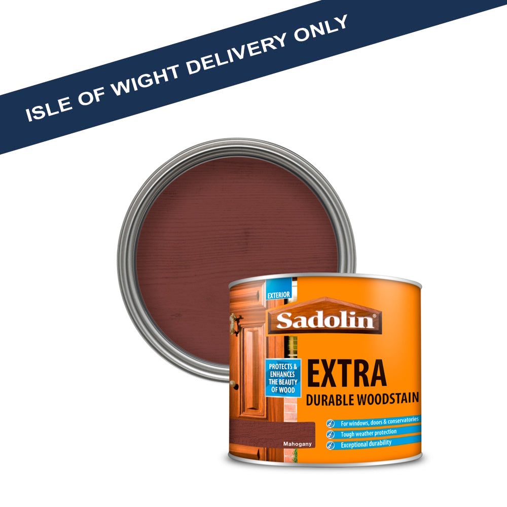 Sadolin Extra Mahogany Woodstain 500ml - 5028565 Outdoor Wood Stains Crown Paints Ltd CarlR Collections_Outdoor Woodstains Etc. Collections_Stains and Varnish crown iowonly Outdoor Woodstains Etc. Paints Stains & Varnishes Product Type_Outdoor Wood Stains Stain & Varnish Stains & Varnish