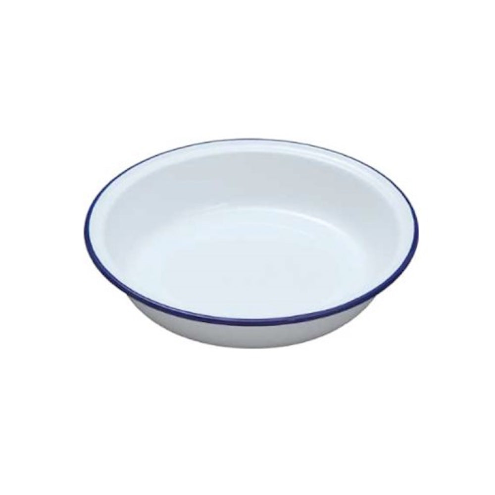 Falcon White Enamel Round Pie Dish 20cm (Part No. 1961727)