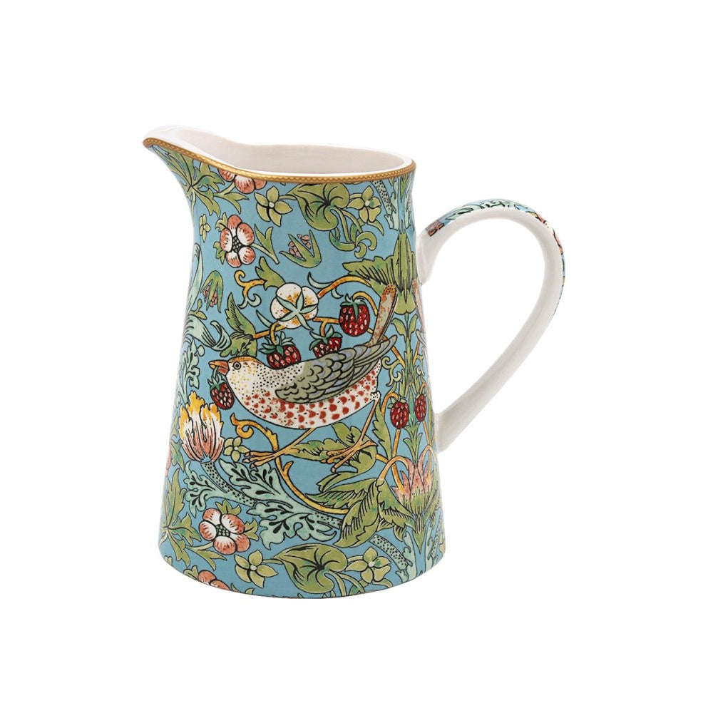 Lesser & Pavey William Morris Strawberry Thief Jug - LP96638 Jugs / Pitchers Lesser & Pavey Ltd Brand_Lesser and Pavey CarlR Collections_Tableware Dining & Tableware Jugs Lesser & Pavey Product Type_Churns / Jugs Product Type_Jugs / Pitchers Product Type_Sundry Tableware Sundry Tableware Tableware