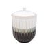 Lesser & Pavey Reactive Glaze Blue/Brown Canister - LP74424 Tea Coffee Sugar Canisters Lesser & Pavey Ltd Brand_Lesser and Pavey CarlR Coffee Canister Kitchen Kitchen & Dining Kitchen & Food Storage Kitchenware Lesser & Pavey Misc. Kitchenware Product Type_Sundry Kitchenware Product Type_Tea Coffee Sugar Canisters Sugar canister