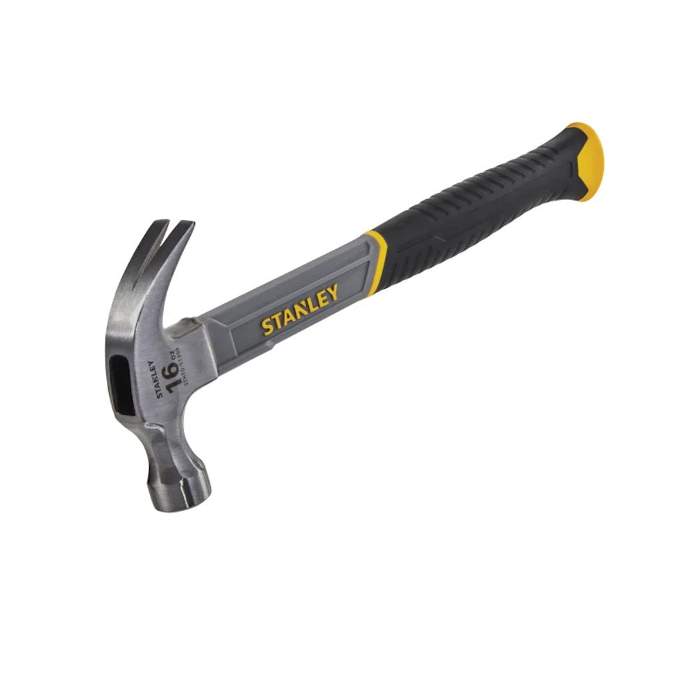STANLEY Claw Hammer Fibreglass Shaft 16oz (Part No: STA051309) Claw Hammers Toolbank Ltd (NMBS) CarlR DIY Expert DIY Hand tools Product Type_Claw Hammers Toolbank Tools