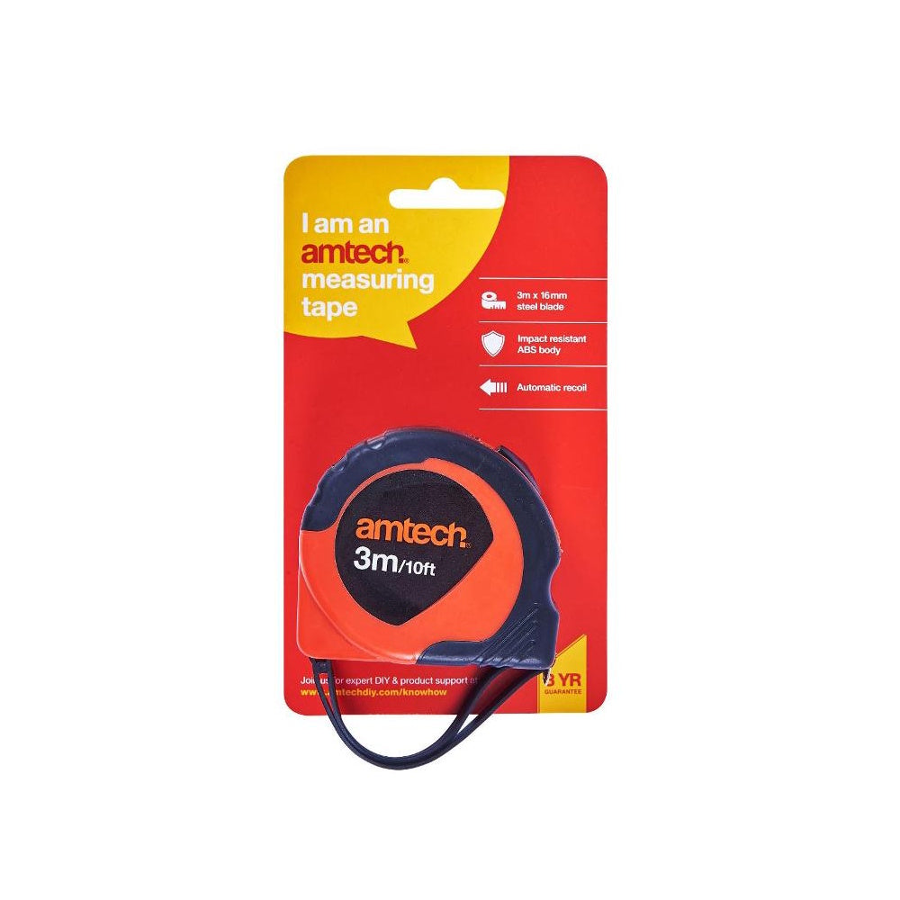 Amtech Tape Measure 3 Metre (Part No. P1200)