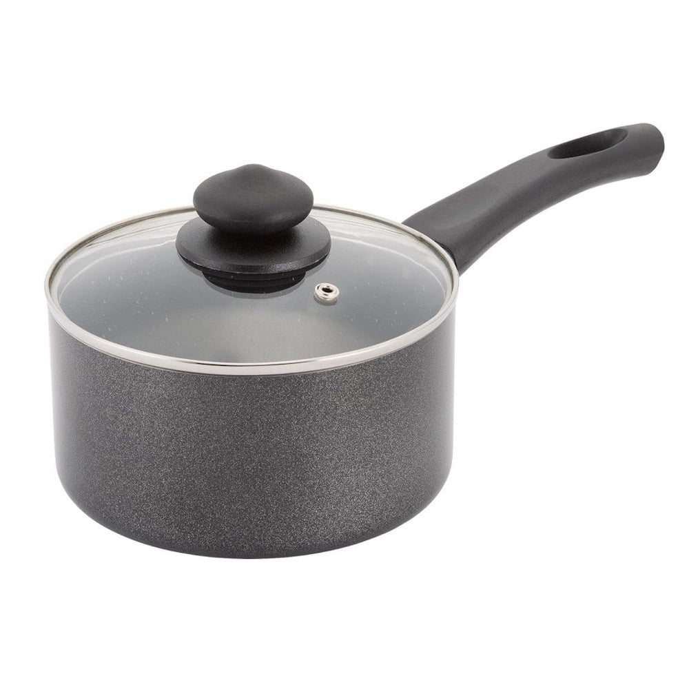 Kaufmann Non-Stick Saucepan 16cm with Glass Lid (Part No. KNS05)