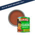 Sadolin Classic Redwood Woodstain 1L - Outdoor Wood Stains Crown Paints Ltd CarlR Collections_Outdoor Woodstains Etc. Collections_Stains and Varnish crown iowonly Outdoor Woodstains Etc. Paints Stains & Varnishes Product Type_Outdoor Wood Stains Stain & Varnish Stains & Varnish