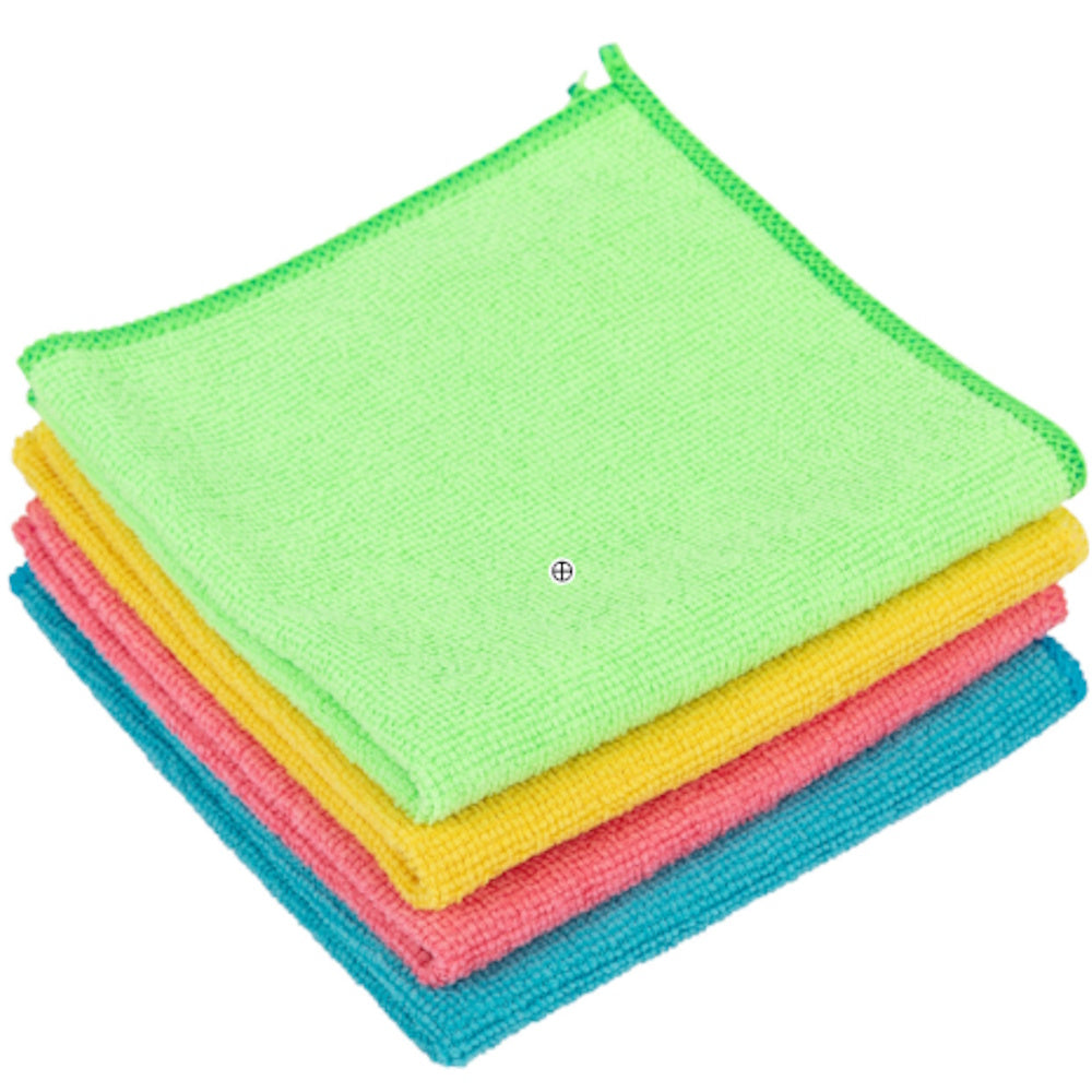 ADDIS Microfibre Cloths – Pack of 4 - 518666 Dusters / Cloths Addis Housewares Ltd (AIS) ADDIS Brand_Addis CarlR Cleaning Cleaning & Preparation Cleaning Cloth Cleaning Equipment Collections_Cleaning Equipment Household Cleaning Products Kitchen Cleaning Product Type_Bathroom Cleaning Product Type_Car Cleaning Product Type_Kitchen Cleaning