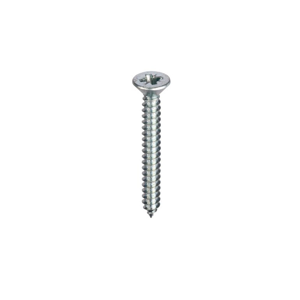 8 x 1½" Self Tapping Screws Countersunk Head CRCS Zinc Plated (Part No. OJ172194)