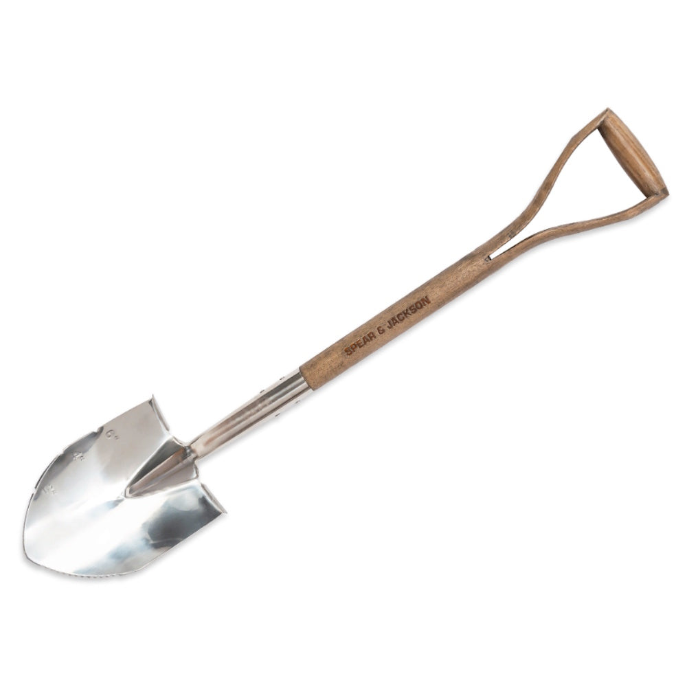 Spear & Jackson Traditional Stainless Planting Spade (Part No: 4650PS) Spades / Shovels Neill Tools Limited Autumn Garden Brand_Spear and Jackson CarlR Collections_More Garden Tools / Equipment Collections_Spades / Digging Tools Collections_Sundry Garden Tools / Equip Garden Garden Tools Garden Tools & Equipment Gardening Gardening Tools Product Type_Spades / Shovels Spades & Digging Tools Spear & Jackson Spear and Jackson