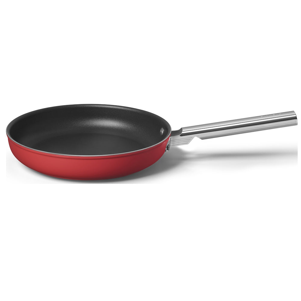 Smeg 50’s Style Frying Pan 28cm RDM - CKFF2801RDM Frying Pans R K Wholesale Ltd (AIS) Brand_Smeg CarlR Cookware Cookware & Bakeware Frying Frying pan International Cookware Product Type_Frying Pans Skillets & Frying Pans Smeg