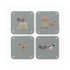 Cooksmart Hen House – Coasters Set of 4 (Part No: 2645)