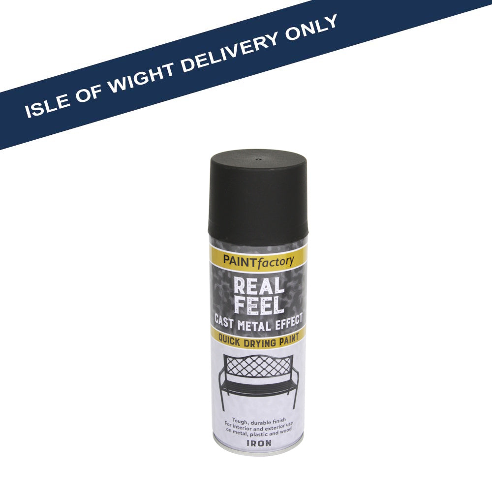 ** Reel Feel Cast Metal Spray Paint 400ml – Black - 2963 Metal Paint Rapide Products CarlR Collections_Exterior Paints Collections_Specialist Paints Exterior Paints Metal Paints Product Type_Metal Aerosol Paints Rapide Specialist Paints wsl