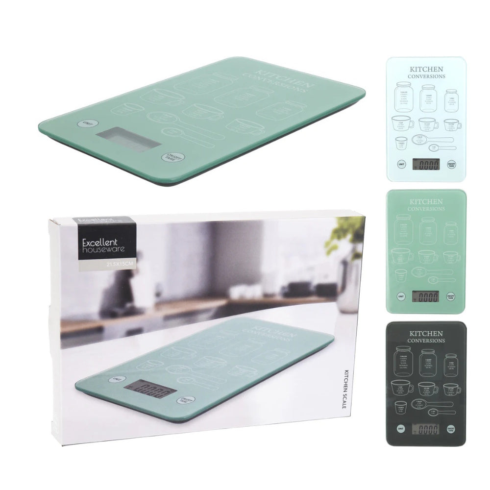 Kitchen Scales – Glass Effect Assorted (Part No: 170489970)