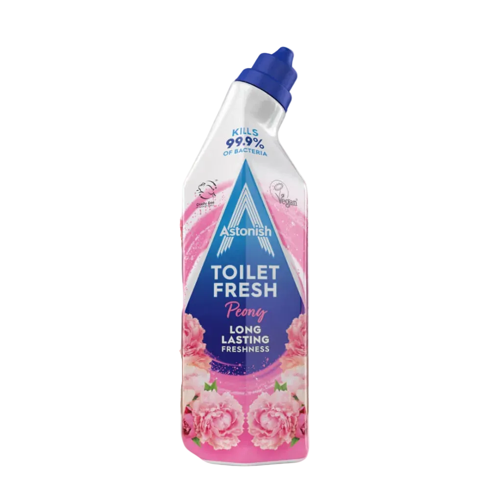 Astonish Toilet Gel 750ml – Peony - C2035 Cleaning S & J Distribution Ltd Astonish Astonish Cleaning Products Brand_Astonish Cleaning Cleaning & Preparation Cleaning Consumables Cleaning Equipment Collections_Cleaning Consumables Collections_Cleaning Equipment Household Cleaning Products Product Type_Bathroom Cleaning