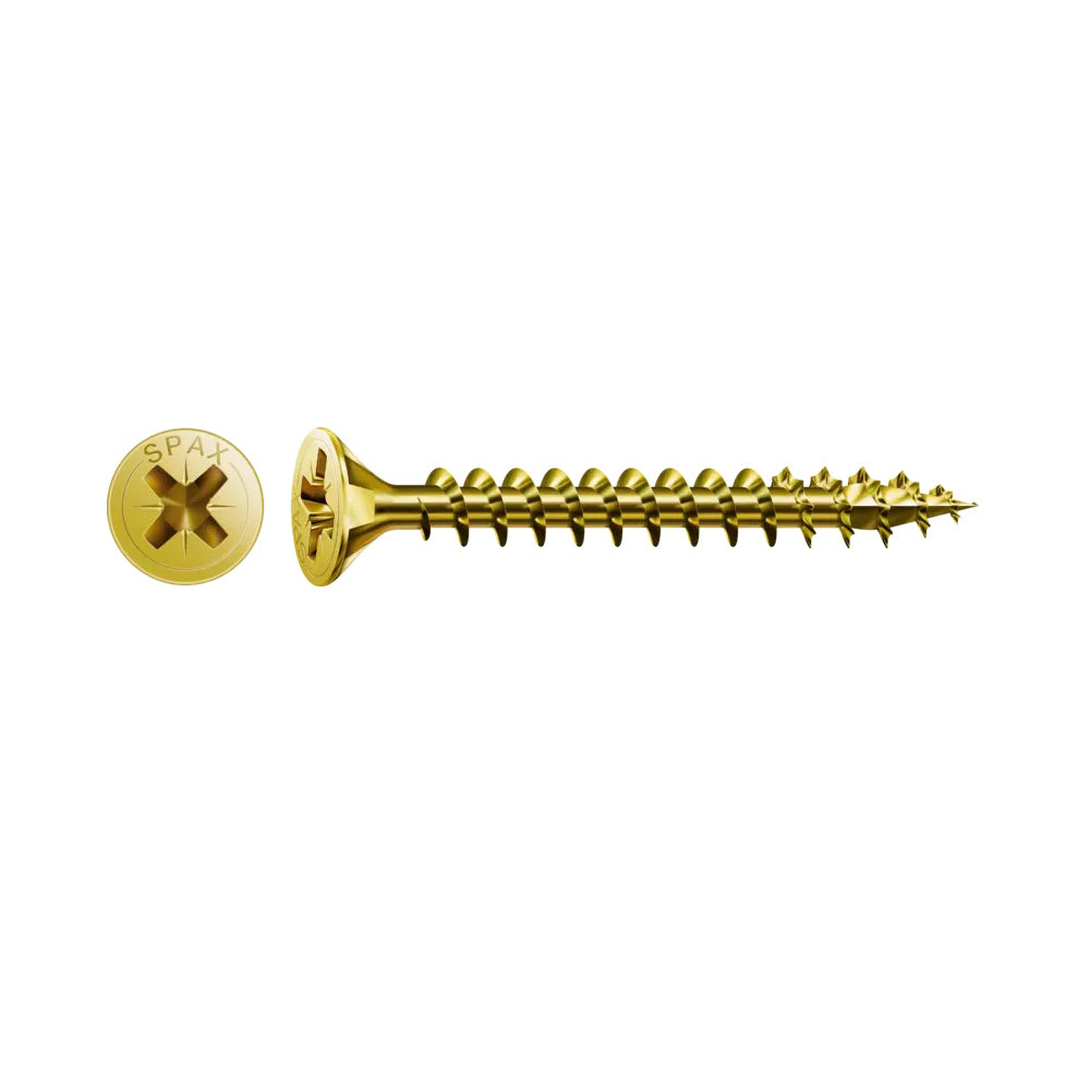 3.5x16mm SPAX Pozi Yellow Screws - 1081020350163 Screws Spax UK Ltd (NMBS) CarlR Collections_Other Screws Collections_Screws / Nails Collections_Woodscrews Other Screws Product Type_Screws Screws Screws & Nails spax Woodscrews